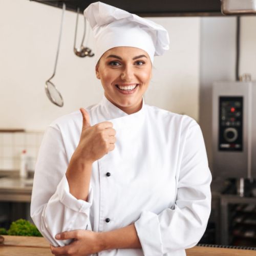 happy-female-chef